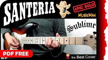 SANTERIA 🤠 - Sublime / GUITAR Cover / MusikMan N°183