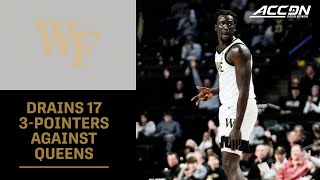 Wake Forest Drains 17 3-Pointers Against Queens