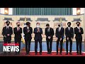 Moon gives appointment certificates to BTS tapped as special envoys for future generation