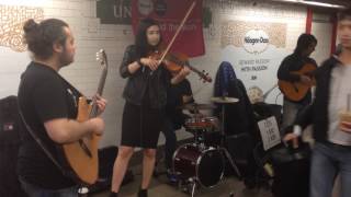 NYC Subway Musicians play great version of Game of Thrones Theme