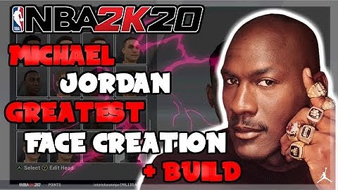 Michael Jordan Face Creation NBA2K20