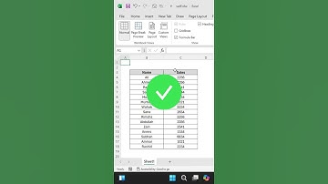 Remove Gridlines in Excel Using Shortcuts 🤯🔥#excel #exceltips #shorts