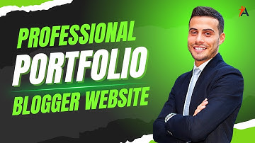How to create Portfolio website for freelancing with Blogger | Professional Neomorphic Portfolio
