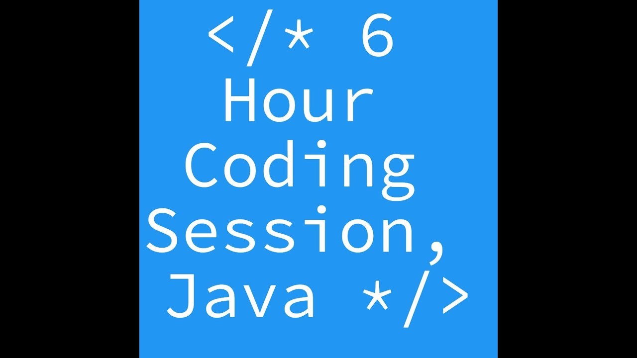 6HR Programming Session - Java Practice - YouTube
