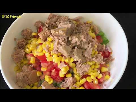 Video: How To Make Tuna Bean And Corn Salad