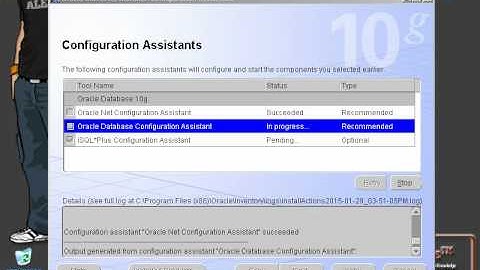 Install Oracle on Windows Server 2003 R2 64bit.avi
