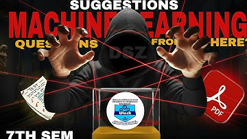 MACHINE LEARNING Suggestions | MAKAUT 5th Semester