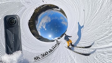8K 360 Skiing Video - Insta360 X5
