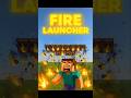 Minecraft FIRE LAUNCHER 🔥 This Build is INSANE! 🤯 #minecraft #shorts #viral