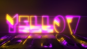 How to Animate Tutorial: Neon Text Animation in After Effects | After Effects Tutorial 2020