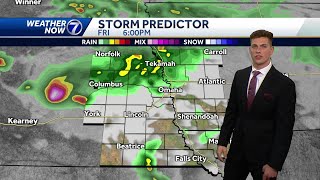 Friday, June 7th: Stronger storms possible in eastern Nebraska this evening