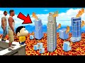 SHINCHAN AND FRANKLIN TRIED THE IMPOSSIBLE LAVA CHALLENGE GTA 5