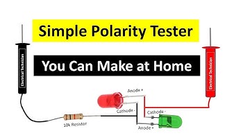 Home Made Polarity Tester | Polarity Tester Positive Negative Finder in DC Supply @TheElectricalGuy
