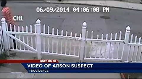 Exclusive Video: Surveillance video shows arson suspect