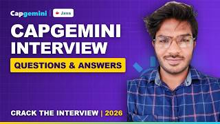 Capgemini Java Interview Questions & Answers (2026) | Round 1 | 2-4 YOE