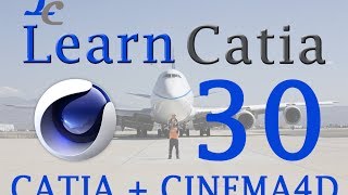 Learn catia V5 Tutorials for beginners |Cinema 4D + Catia V5 |Integration