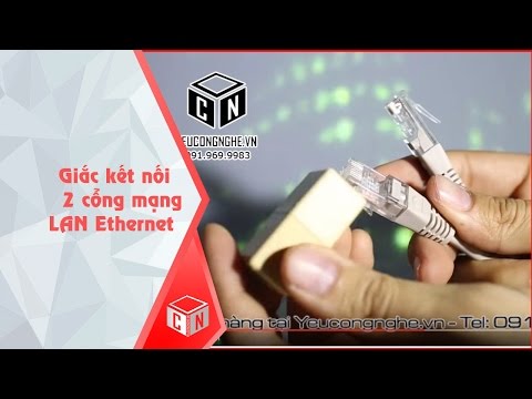 Video Giắc kết nối 2 cổng mạng LAN Ethernet giá rẻ Hà Nội HCM - youtube