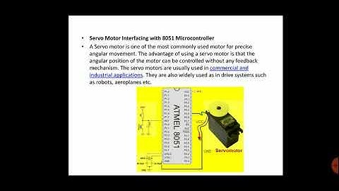 SERVO MOTOR interfacing with 8051/ MAMSE