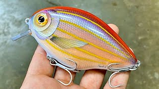 Painting a Threadfin Bream CrankBait