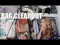 HANDBAG CLEAR OUT 👜  A SHOW AND TELL OF ALL MY BAGS 👜 THE JO DEDES AESTHETIC