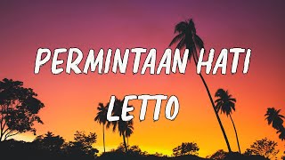 Letto - Permintaan Hati - Lyrics