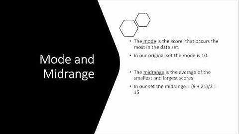 Introduction to Statistics, Chapter 3: Part 1