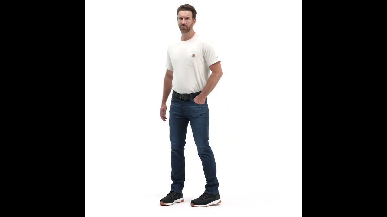 a-tan＊ Carhartt 104945 - Force® Slim Fit Low Rise 5 Pocket Tapered Jeans
