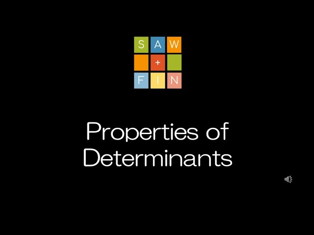Linear Algebra 3.3 Properties of Determinants