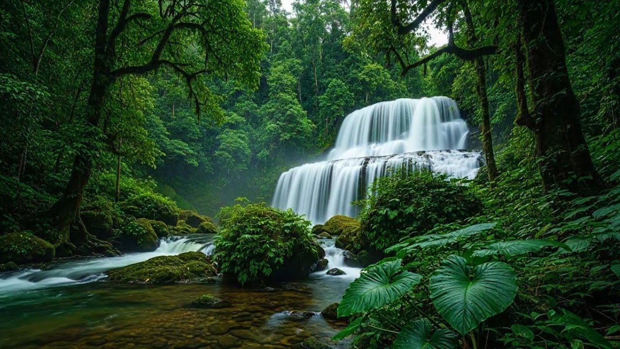 Calm River Flow with Birds | Peaceful Nature Sounds for Sleep & Relaxation