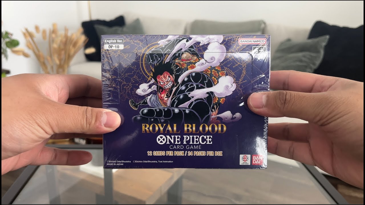 The hunt for Manga Law!! OP 10 Royal Blood Booster Box opening! | One Piece TCG