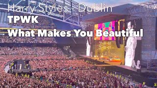 Download Lagu Harry Styles - Treat People With Kindness / What Makes You Beautiful - live in Dublin 22/06/22 MP3