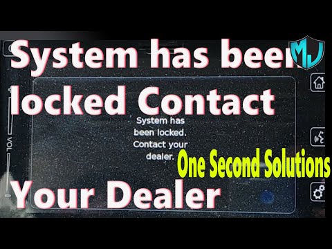 System Has Been Locked Contact Your Dealers How To Resolve It