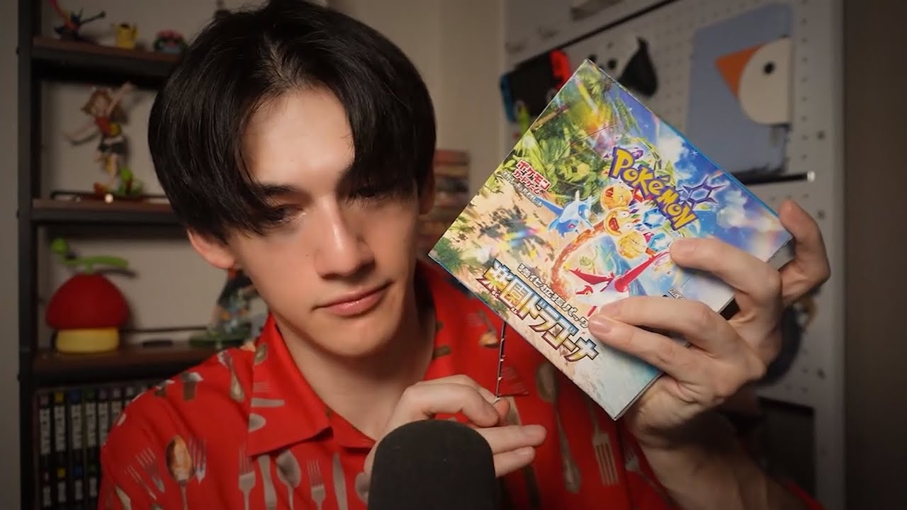 ASMR Pokemon Cards to help you sleep (shuffling, whispering & crinkles)