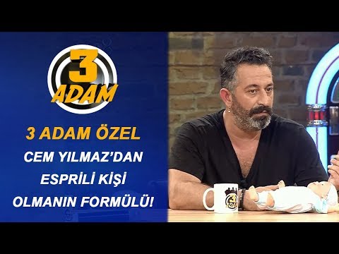 Cem Yılmaz'dan Esprili Kişi Olma Taktikleri! | 3 Adam