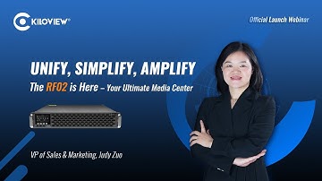 Official Launch Webinar | Cradle Series RF02 From Kiloview meeting recording