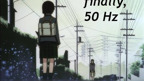 Lain transformers humming but the frequency is corrected to 50 Hz (instead of 60 Hz)