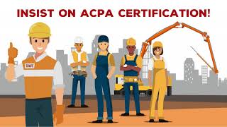 ACPA Certification - Insist On It! (Whiteboard Video)