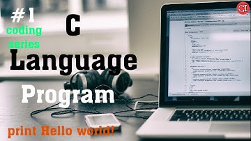 #1 project in c language to print Hello World , how to print hello world in c
