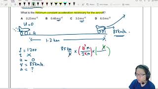 2.2b Ex2 FM17 P12 Q6 Aircraft takeoff | AS Kinematics | Cambridge A Level 9702 Physics