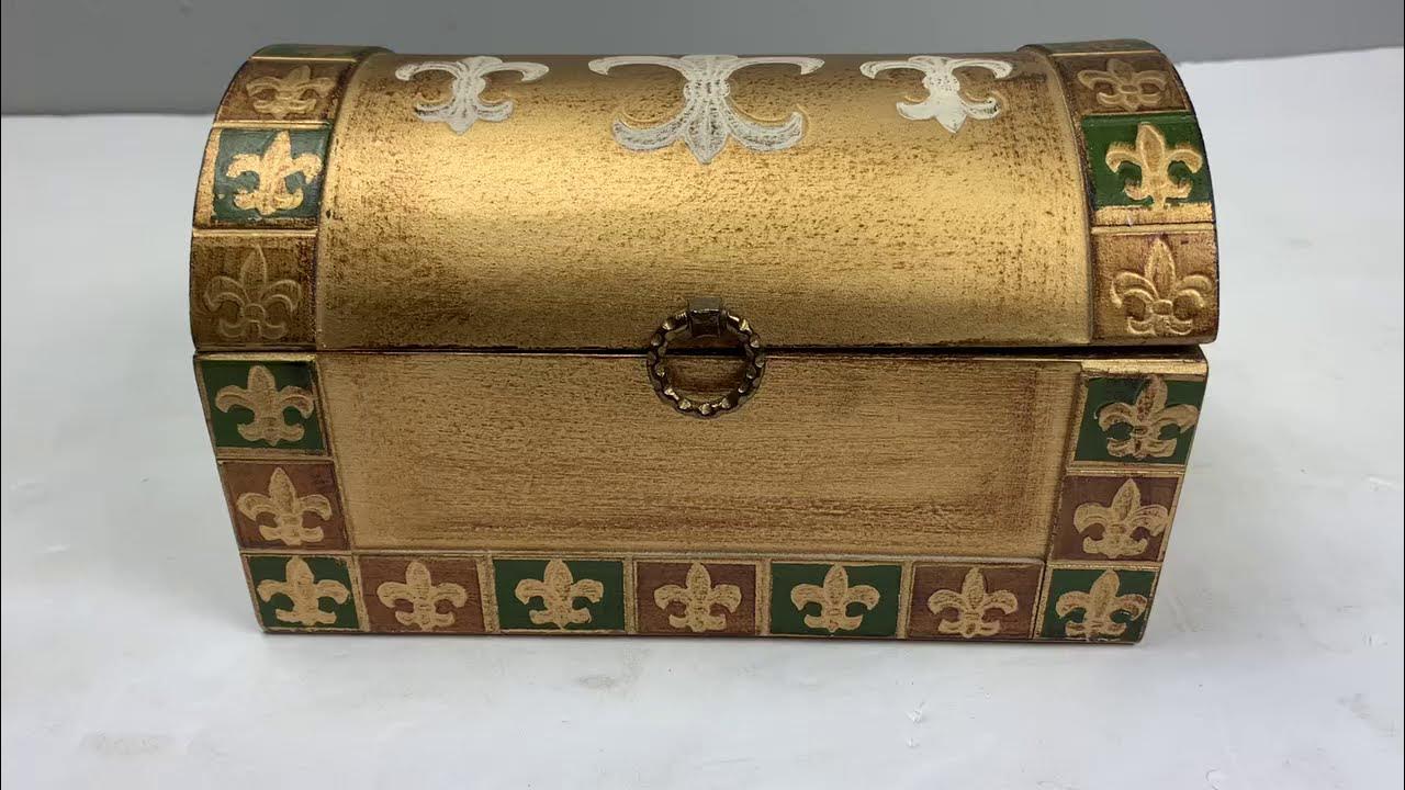 Treasure Chest Music Box with Clicking Sound YouTube