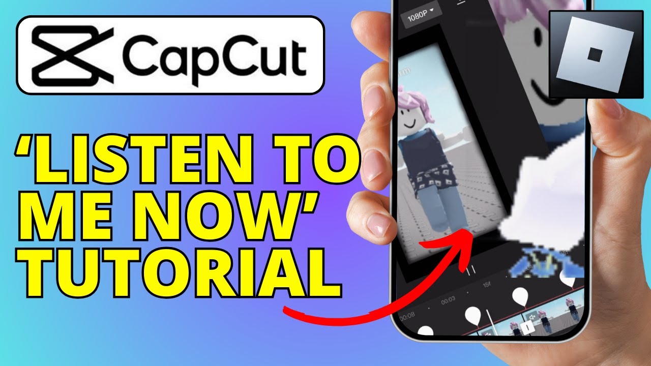 Roblox CapCut Edit Tutorial Of Listen To Me Now - YouTube