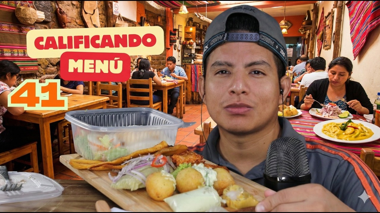 ASMR CALIFICANDO MENÚ parte 41