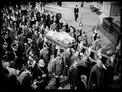 Pope Pius XII laid to rest in St Peter's Basilica crypt (1958, HD)