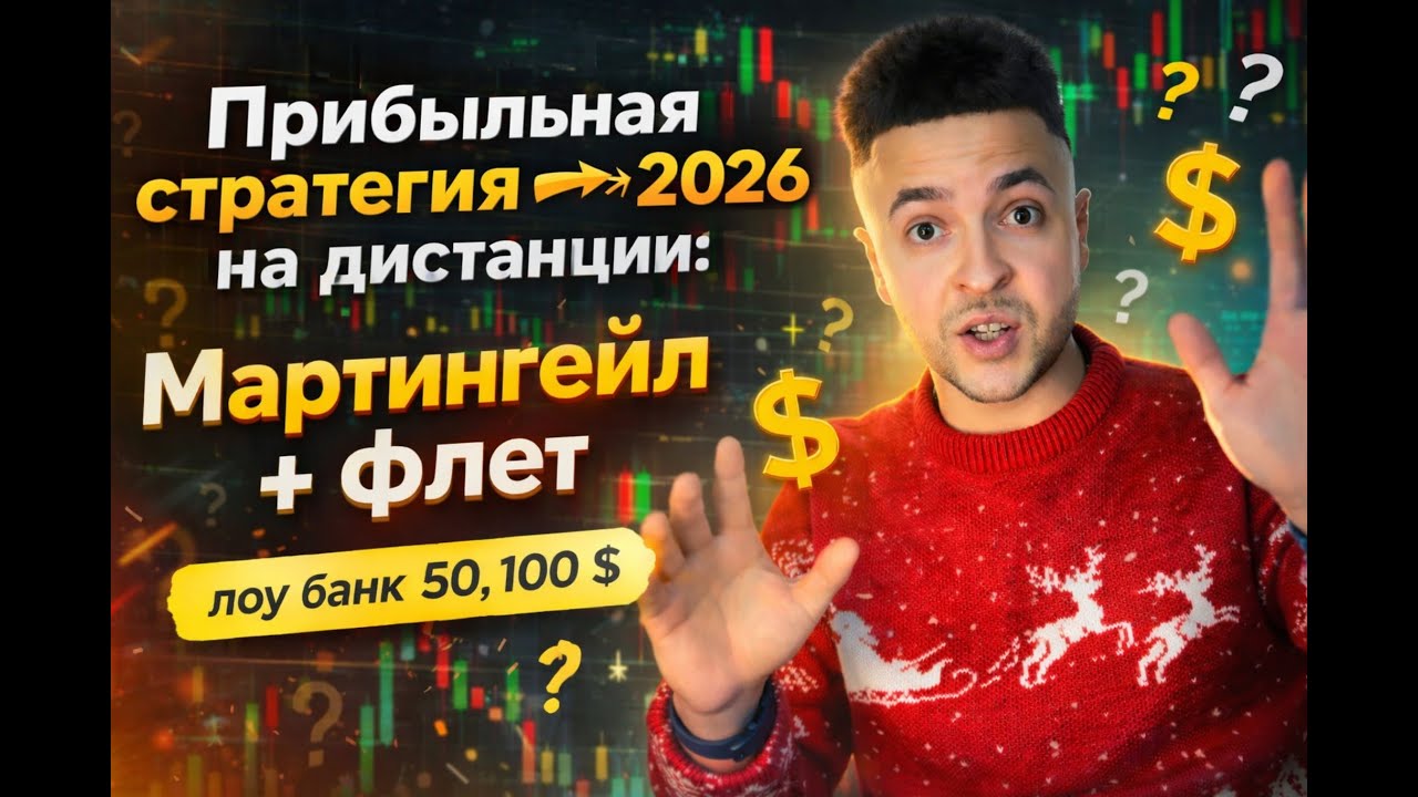 📊 Прибыльная стратегия торговли на дистанции: Мартингейл + флет — ❌ 90% используют их неправильно