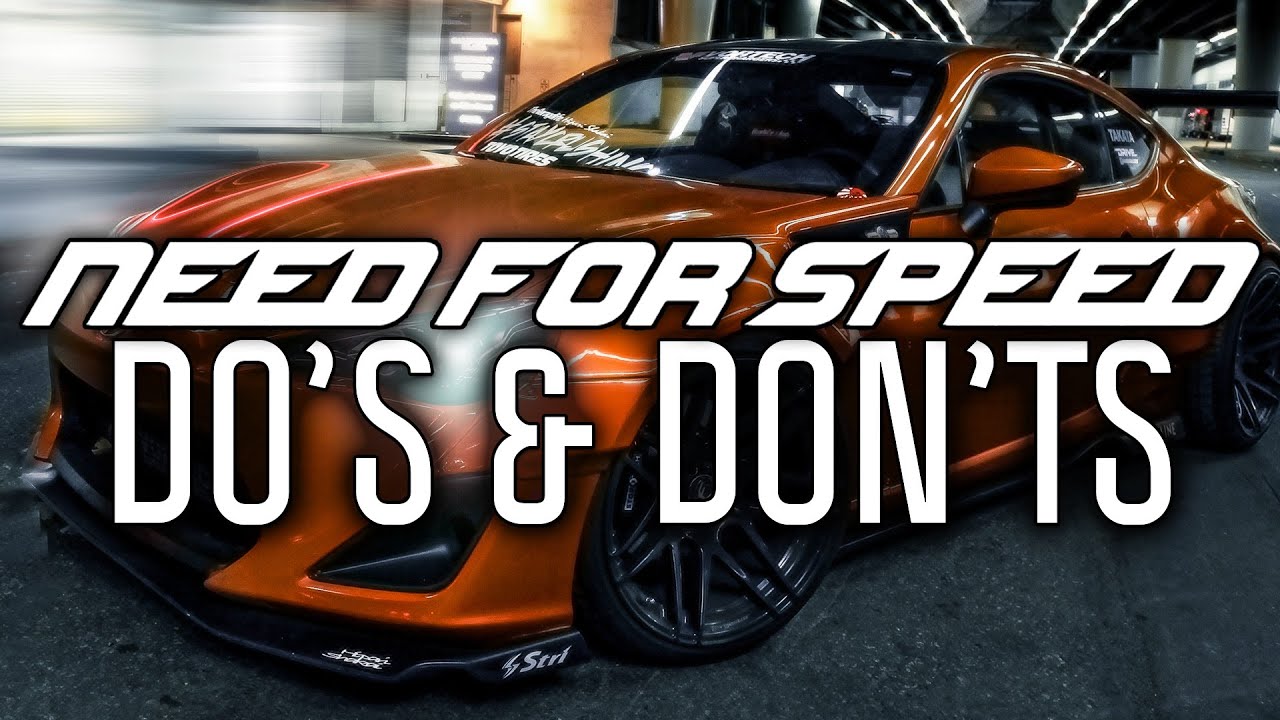 Do's & Don'ts of Need for Speed 2015 (NFS 2015 / Underground 3) forza horizon 2