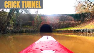 Crick Tunnel - relaxing paddle and into the tunnel