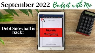 BUDGET WITH ME | SEPTEMBER 2022 $8,885 INCOME | ROCHELLE ADAMSON BUDGETS