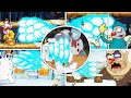 Cuphead DLC - All Bosses Battle with Super Mega Blast