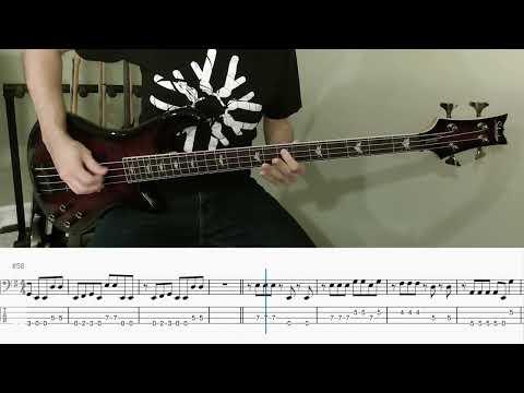 Refused - Summerholidays vs. Punkroutine (bass cover with tab)