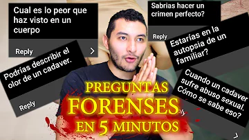 ¿Qué preguntas hace un forense?